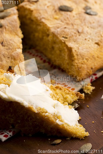 Image of homemade pumpkin bread