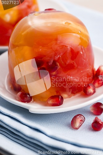 Image of jelly sweets with citrus fruits