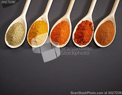 Image of various kinds of spices