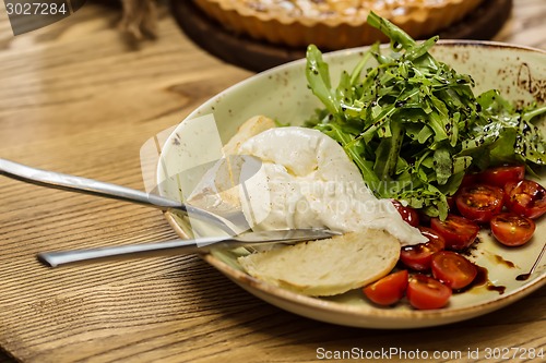 Image of Burrata mozzarella cheese