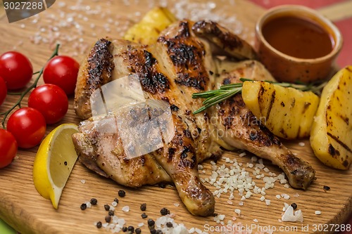 Image of Grilled Chicken Plate in a restaurant