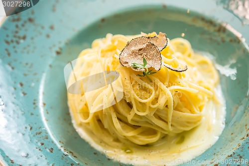 Image of Dish of pasta with truffle