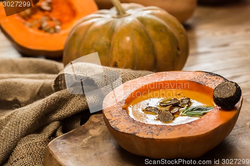 Image of Cream of pumpkin soup 