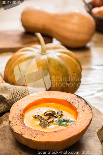 Image of Cream of pumpkin soup 