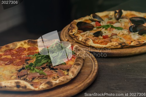 Image of Delicious italian pizza