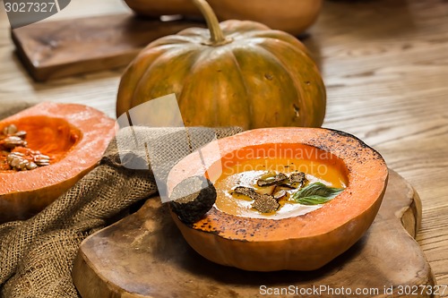 Image of Cream of pumpkin soup 