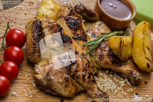 Image of Grilled Chicken Plate in a restaurant