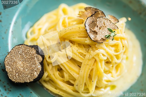 Image of Dish of pasta with truffle