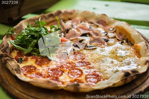 Image of Delicious italian pizza 