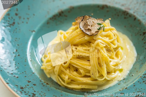 Image of Dish of pasta with truffle