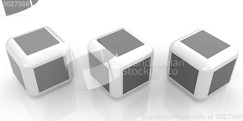 Image of Abstract colorfull blocks 3d