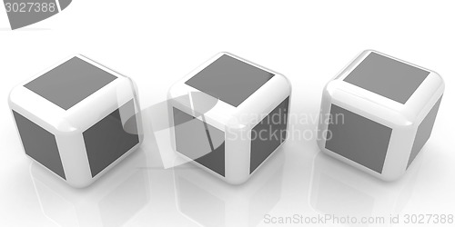 Image of Abstract colorfull blocks 3d