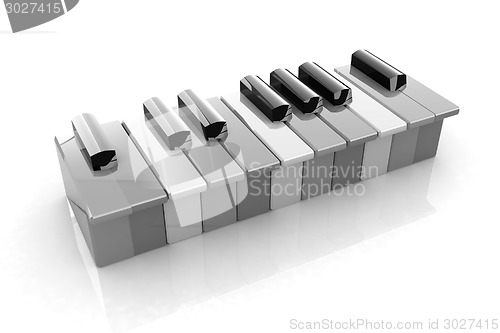 Image of Colorfull piano keys