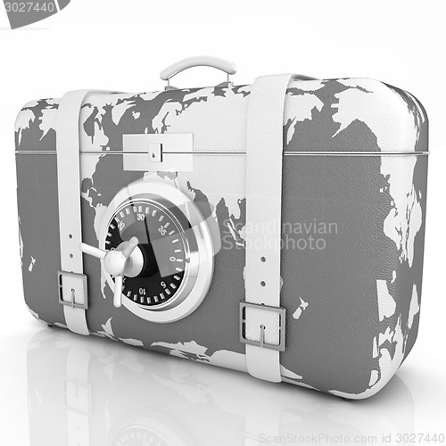 Image of suitcase-safe for travel 