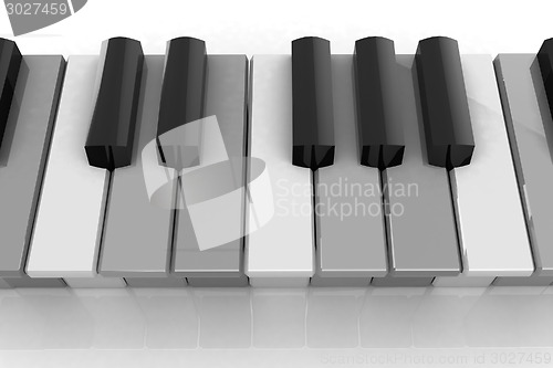 Image of Colorfull piano keys
