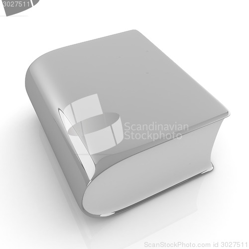 Image of Glossy Book Icon isolated on a white background 