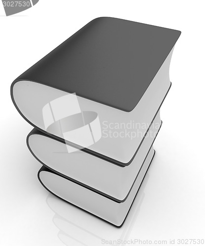 Image of Glossy Books Icon isolated on a white background