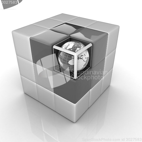 Image of 3d abstract background 