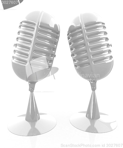 Image of Glossy microphones