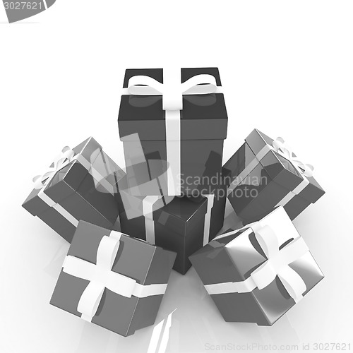 Image of Bright christmas gifts