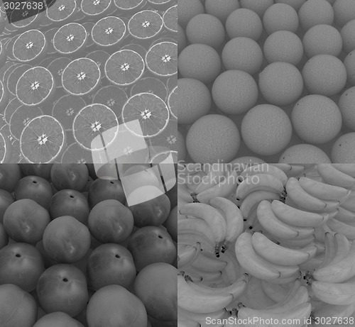 Image of Citrus set beautiful backgrounds