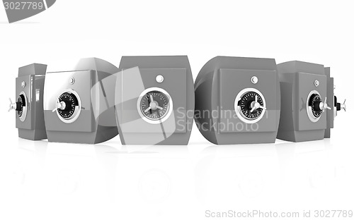 Image of Several safes