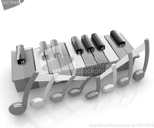 Image of Colorfull piano keys