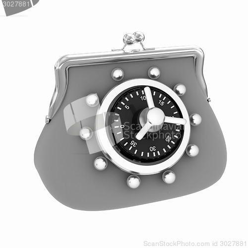 Image of purse safe concept