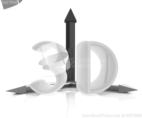 Image of 3D text