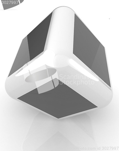 Image of Abstract colorfull block 3d