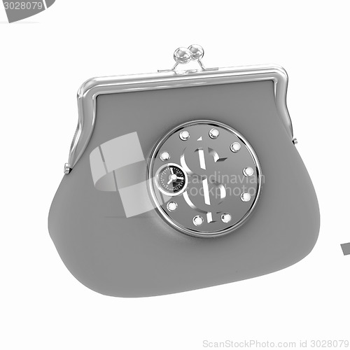 Image of purse safe concept