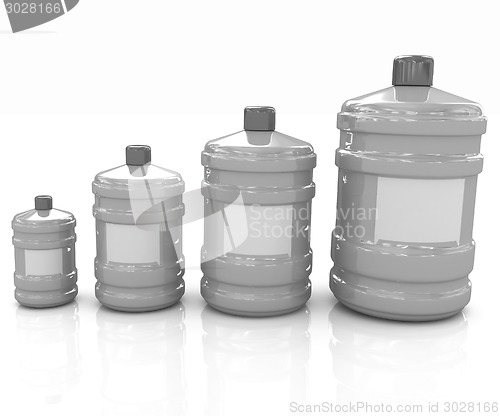 Image of water bottles