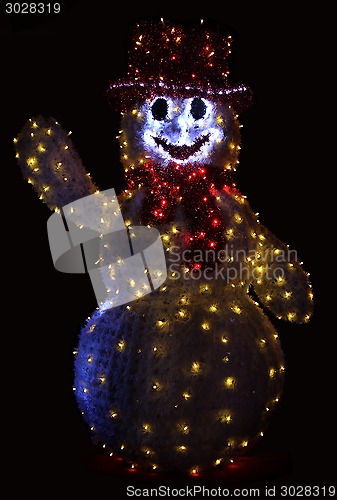 Image of Xmas Illuminated Snowman 