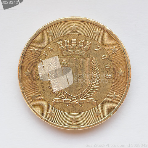 Image of Maltese Euro coin