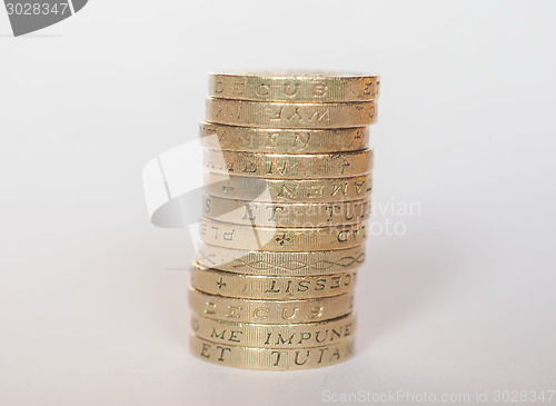 Image of Pound coin pile