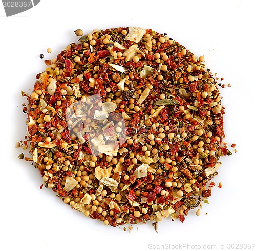 Image of round spice mix