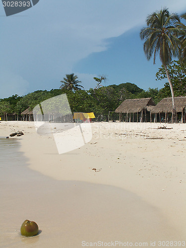 Image of White Sand Beach View