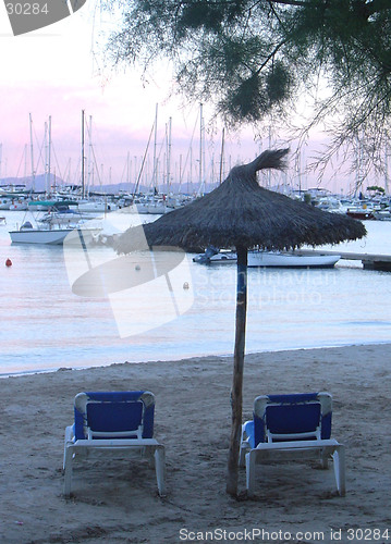 Image of Beach at Sunset