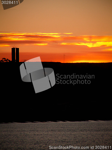 Image of Urban Sunset Silhouette Puerto Madryn