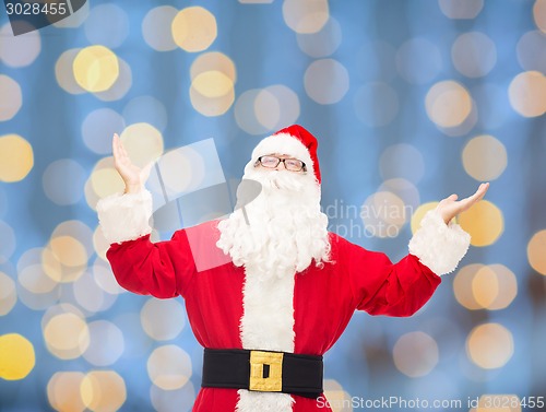 Image of man in costume of santa claus