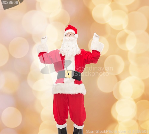 Image of man in costume of santa claus