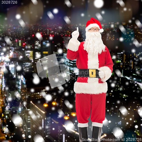 Image of man in costume of santa claus