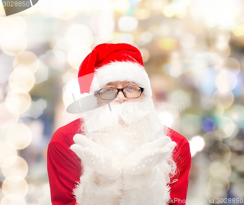 Image of man in costume of santa claus