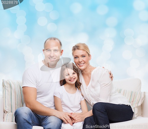 Image of happy family at home