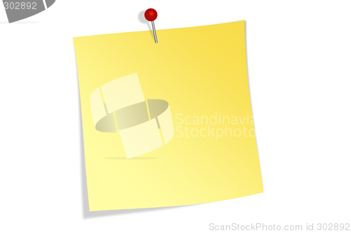 Image of Pinned memo note