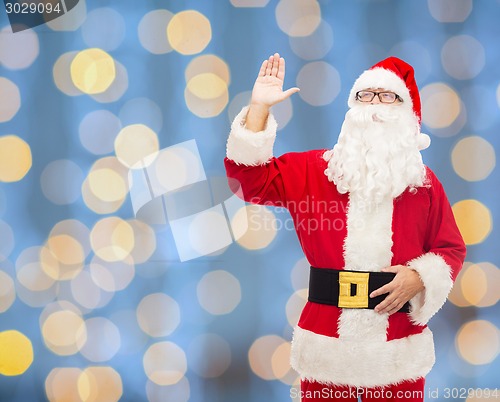 Image of man in costume of santa claus