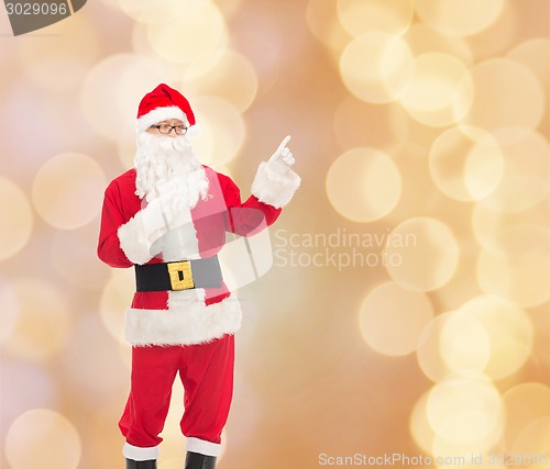 Image of man in costume of santa claus