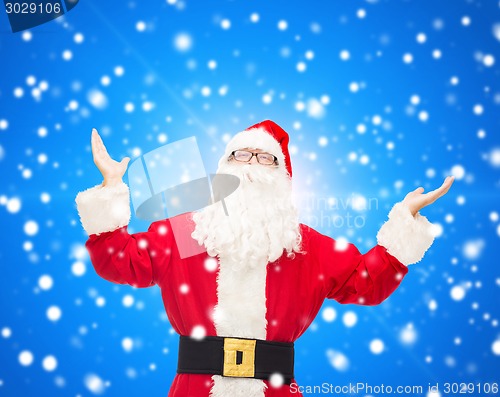 Image of man in costume of santa claus