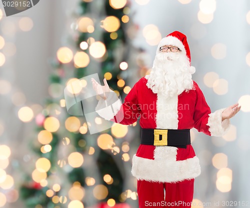 Image of man in costume of santa claus