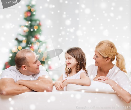 Image of happy family at home